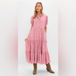 HYACINTH HOUSE: Tan & Pink Vines Bennett Maxi Dress 💕💕💕